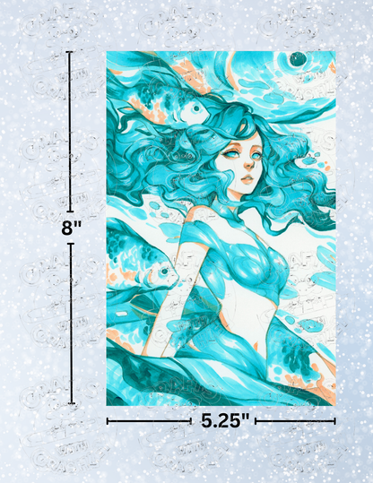 "Flux" by ©Margaret Morales Premium Decorative Release Papers for Diamond Painting