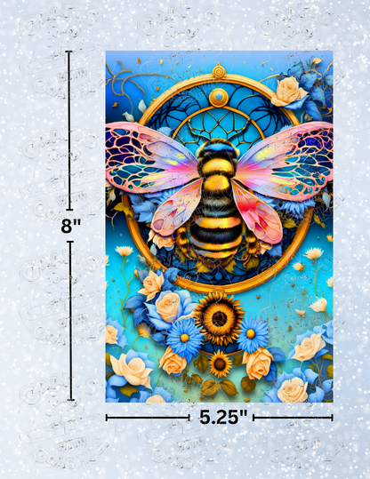 "Filigree Bee" by ©T.S. Larking Premium Decorative Release Papers for Diamond Painting
