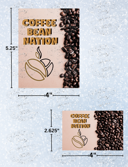 "Coffee Bean Logo" by Mrs Coffee Decorative Diamond Painting Release Papers