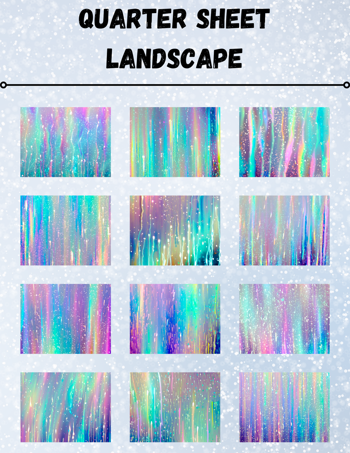 "Neon Rain" Decorative Diamond Painting Release Papers