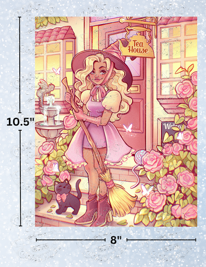 "Witch's Tea House" by ©Mrs Butter D Premium Decorative Release Papers for Diamond Painting