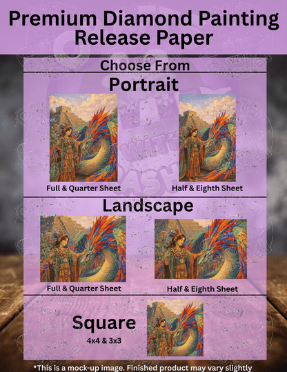 "Priestess of Quetzacoatl" by ©RedNiN Gallery Premium Accessories for Diamond Painting