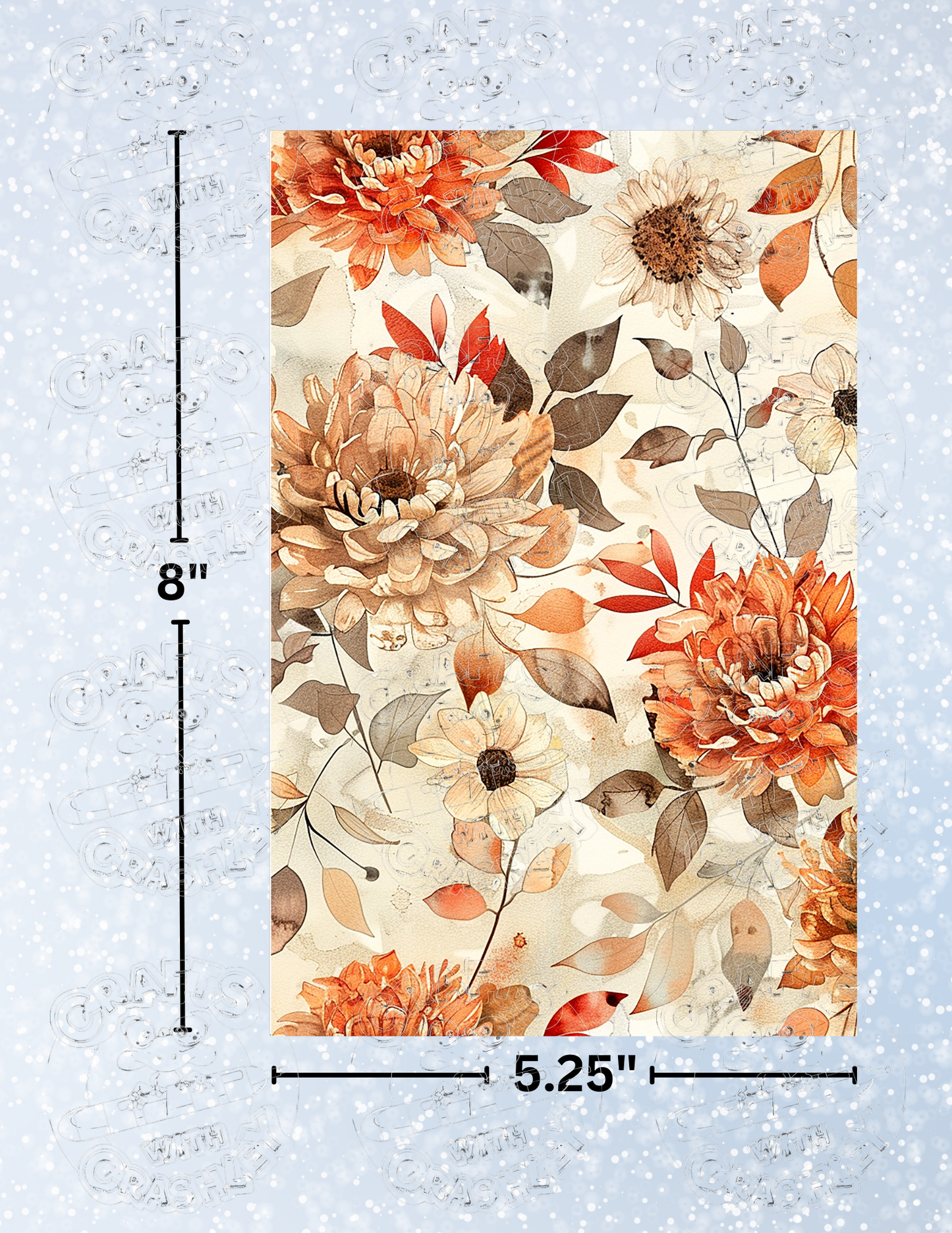 "Autumn Beauty" Premium Decorative Release Papers for Diamond Painting