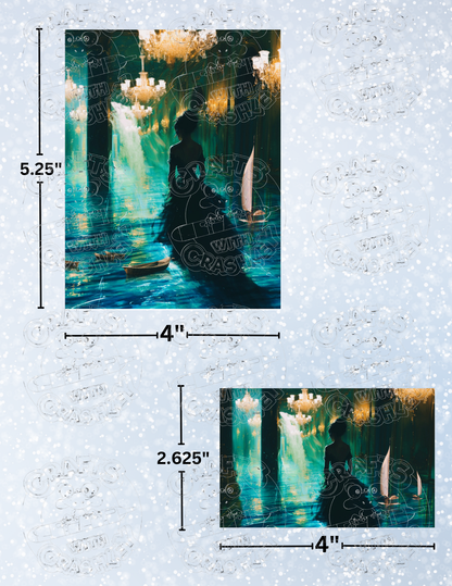 "Abigail" by ©Cheryl Carpenter Decorative Diamond Painting Release Papers