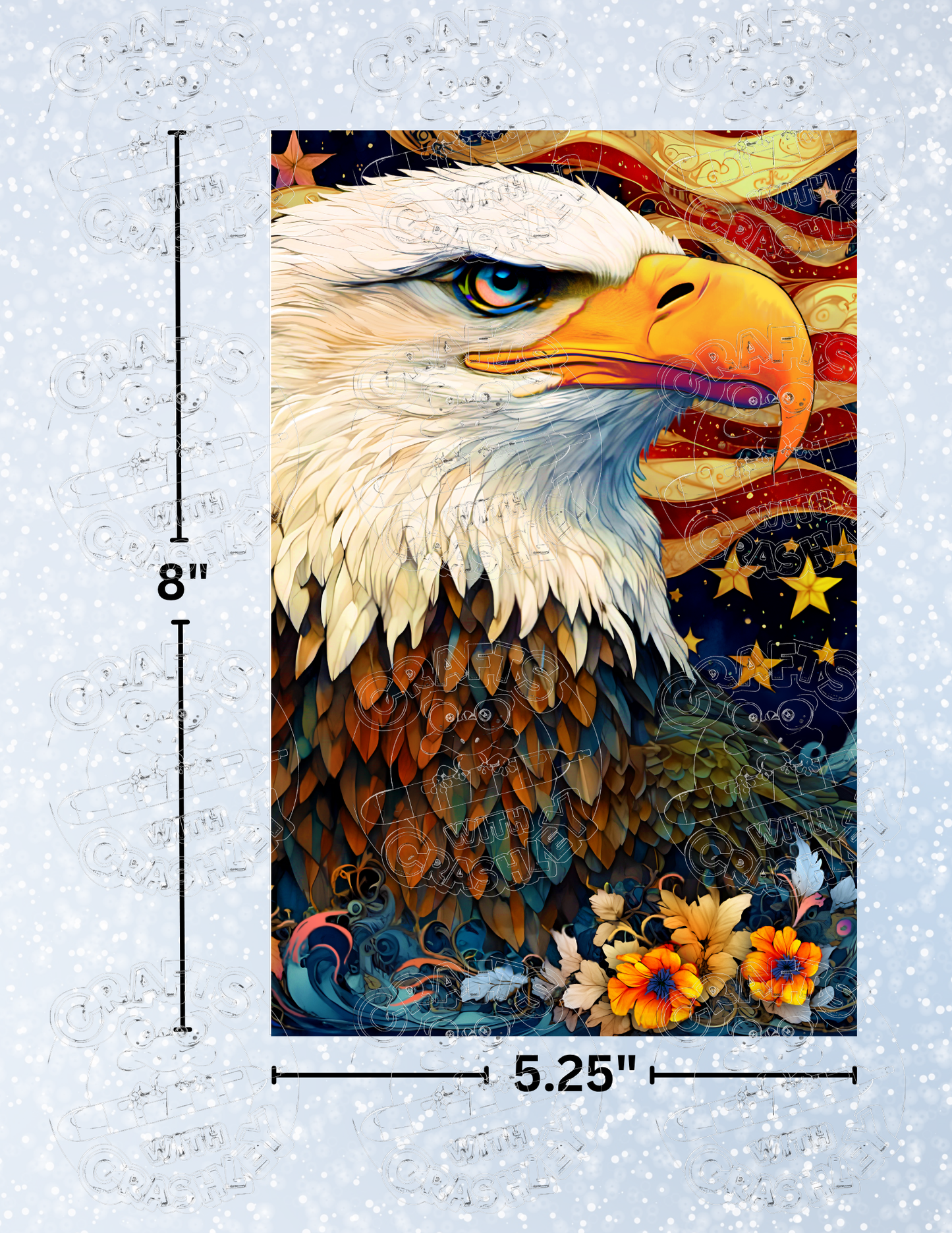 "Eagle Wisdom" by ©T.S. Larking Premium Decorative Release Papers for Diamond Painting