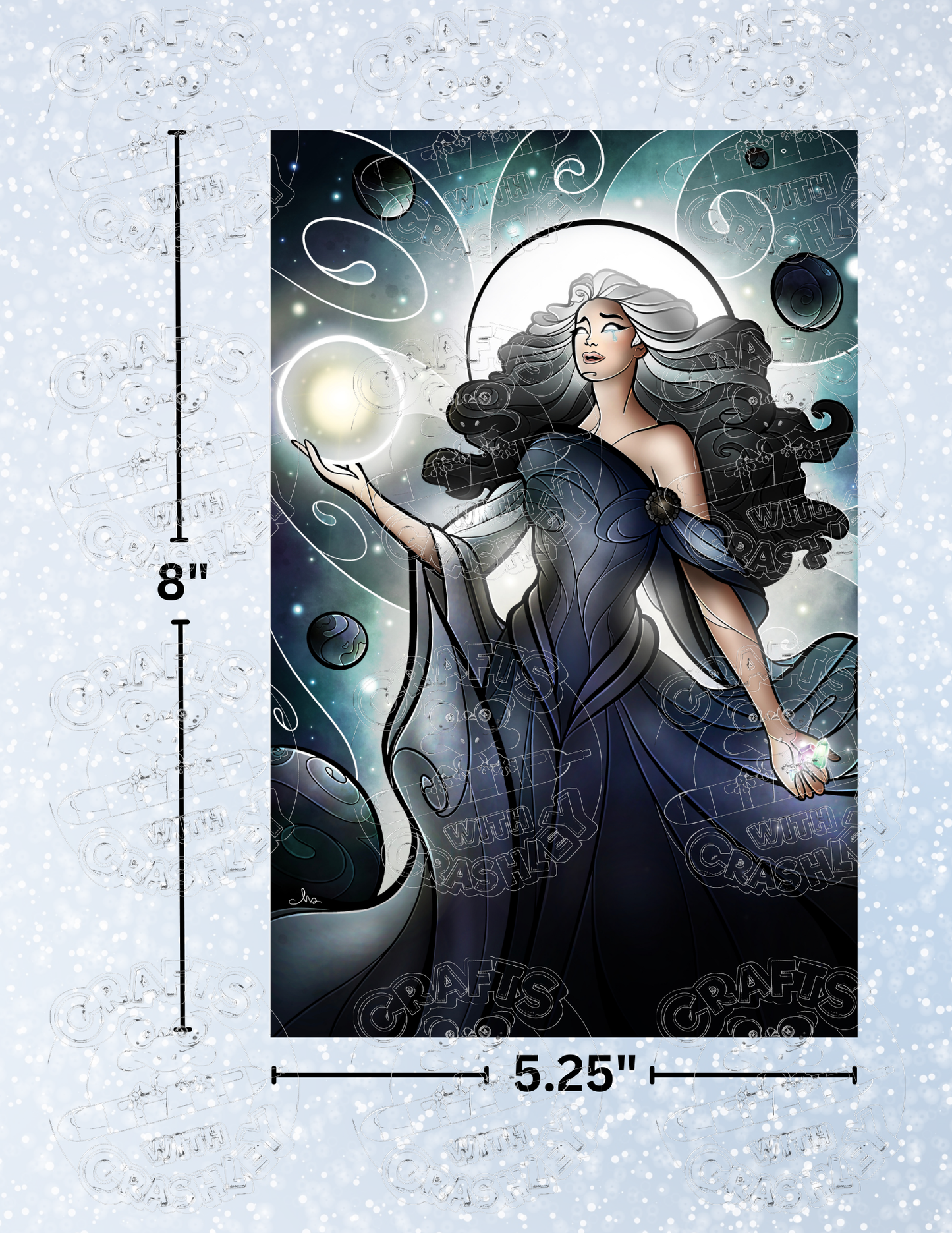 "Wisdom Cries" by ©Mandie Manzano Premium Decorative Release Papers for Diamond Painting