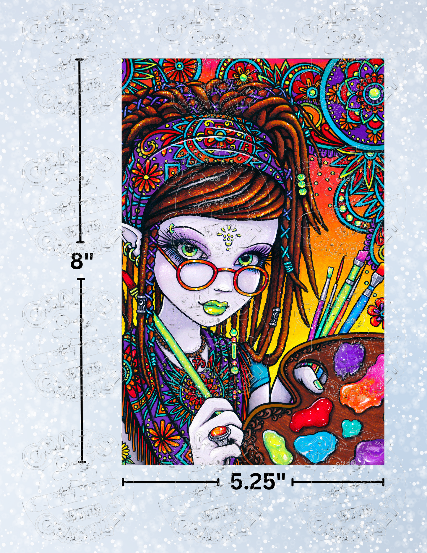 "Dreamer" by ©Myka Jelina Premium Decorative Release Papers for Diamond Painting