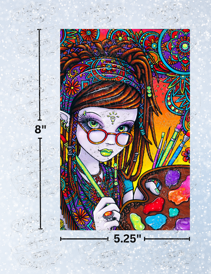 "Dreamer" by ©Myka Jelina Premium Decorative Release Papers for Diamond Painting