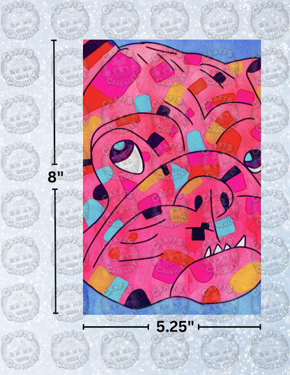 "Bertie" by ©Cheryl Carpenter Decorative Diamond Painting Release Papers