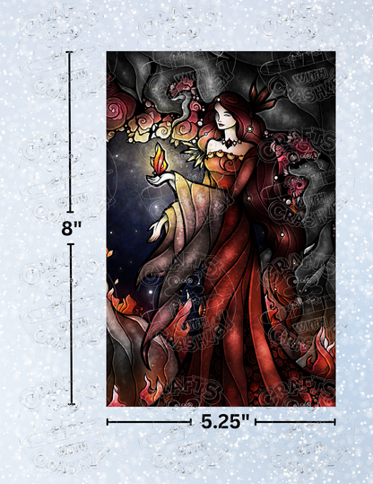 "Once Upon a Dark Night" by ©Mandie Manzano Premium Decorative Release Papers for Diamond Painting