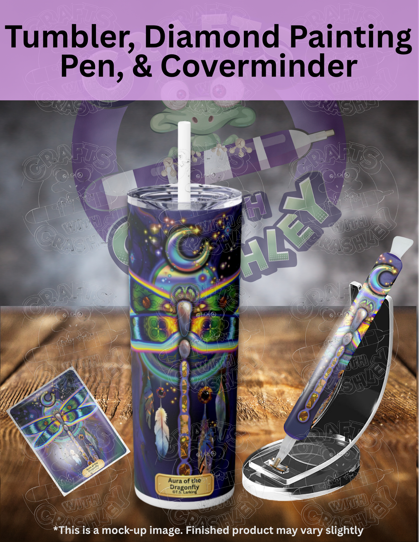 "Aura of the Dragonfly" by ©T.S. Larking Premium Accessories for Diamond Painting