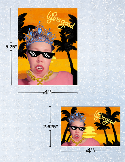 "Thug Life Tammy" Decorative Diamond Painting Release Papers