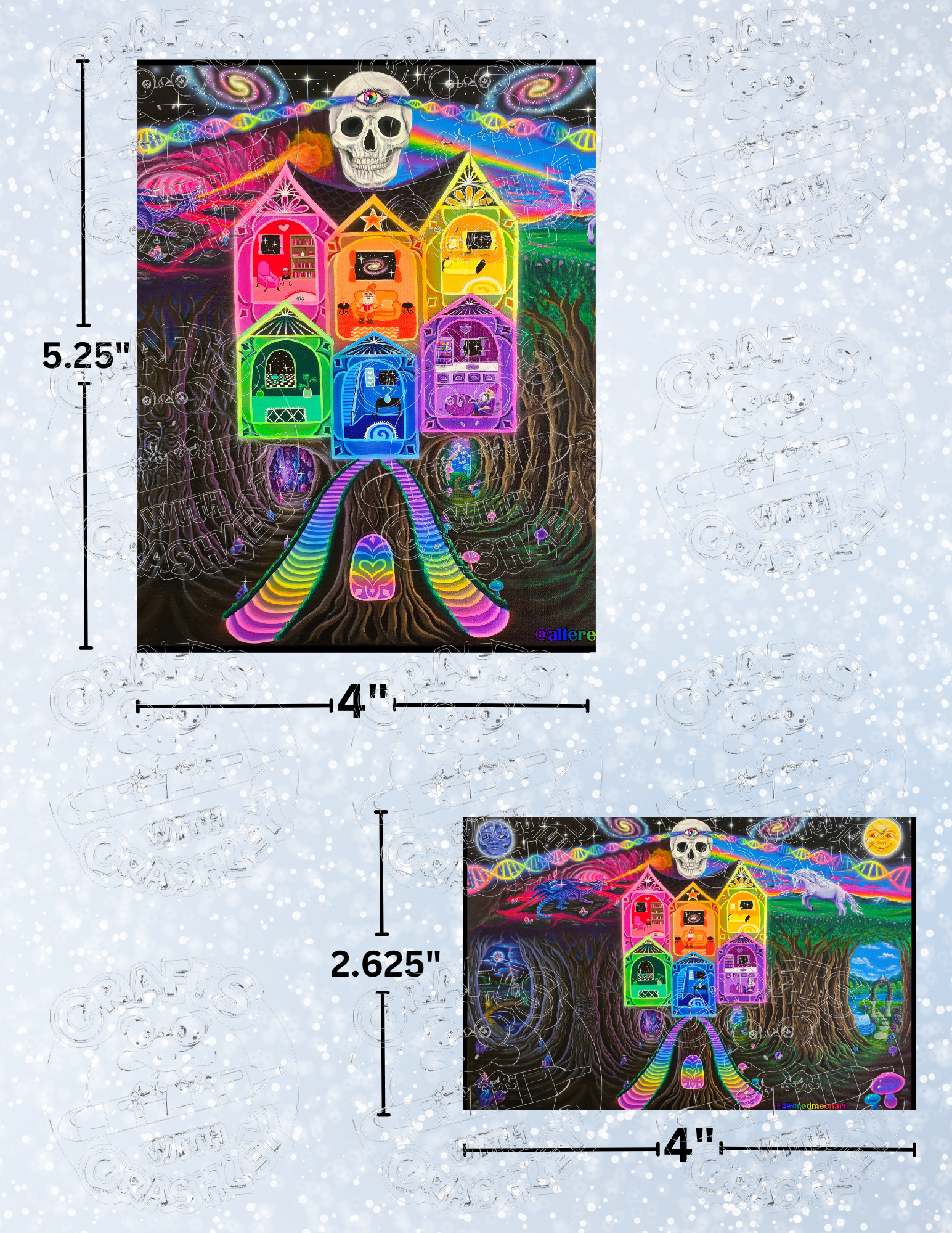 "Devine Imagination" by Becca Tindol Decorative Diamond Painting Release Papers