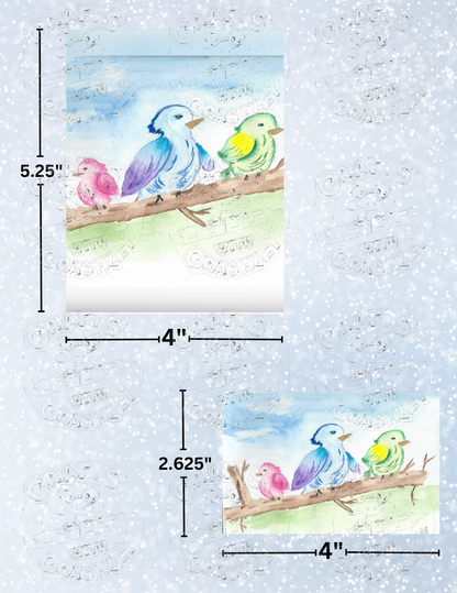 "Online Dating Birds" By Crafting Journey Decorative Diamond Painting Release Papers