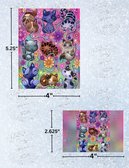 "Kitty Cat" by ©Jeremiah Ketner Decorative Diamond Painting Release Papers