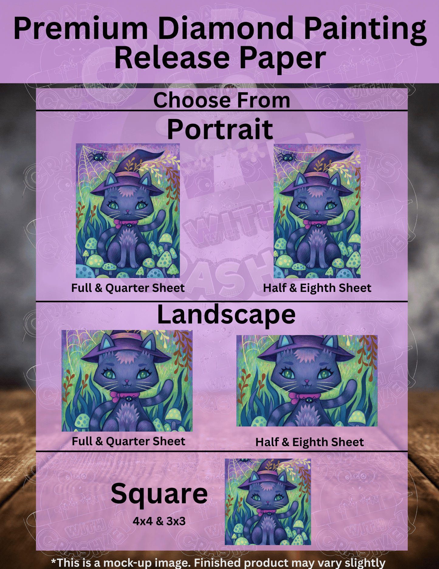 "The Witch's Cat" by ©Jeremiah Ketner Premium Accessories for Diamond Painting