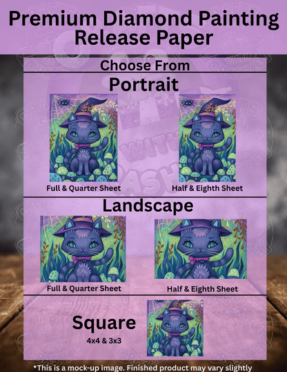 "The Witch's Cat" by ©Jeremiah Ketner Premium Accessories for Diamond Painting