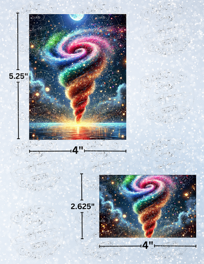 "Glitter Storm" by ©Cocomarshmallow Premium Decorative Release Papers for Diamond Painting