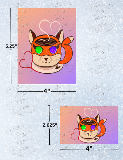 "Roxi Coffee" by Mrs Coffee Decorative Diamond Painting Release Papers