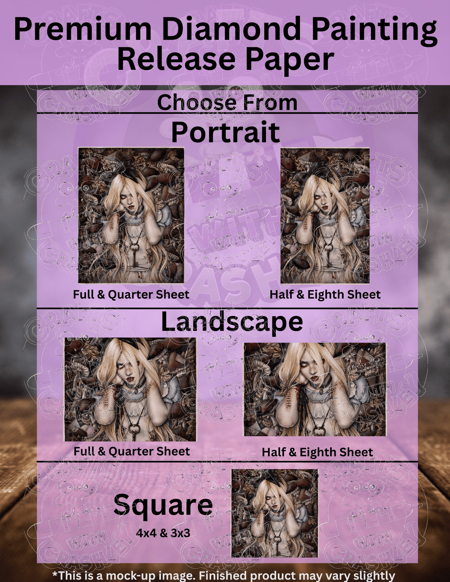 "Not Your Alice" by ©Enys Guerrero Premium Accessories for Diamond Painting