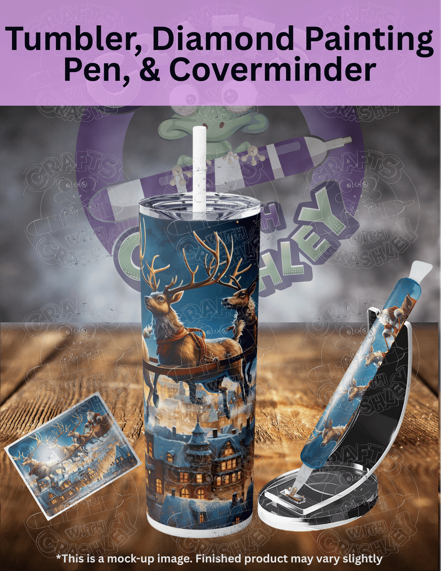 "Santa's Sleigh" by ©Auclair Studio Premium Accessories for Diamond Painting