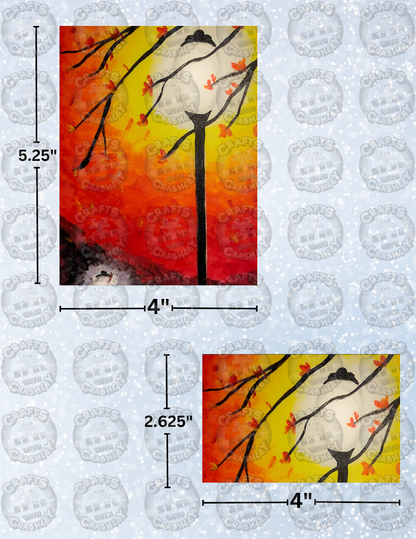 "Twilight Street Light" By Ginny Kollmeier Decorative Diamond Painting Release Papers