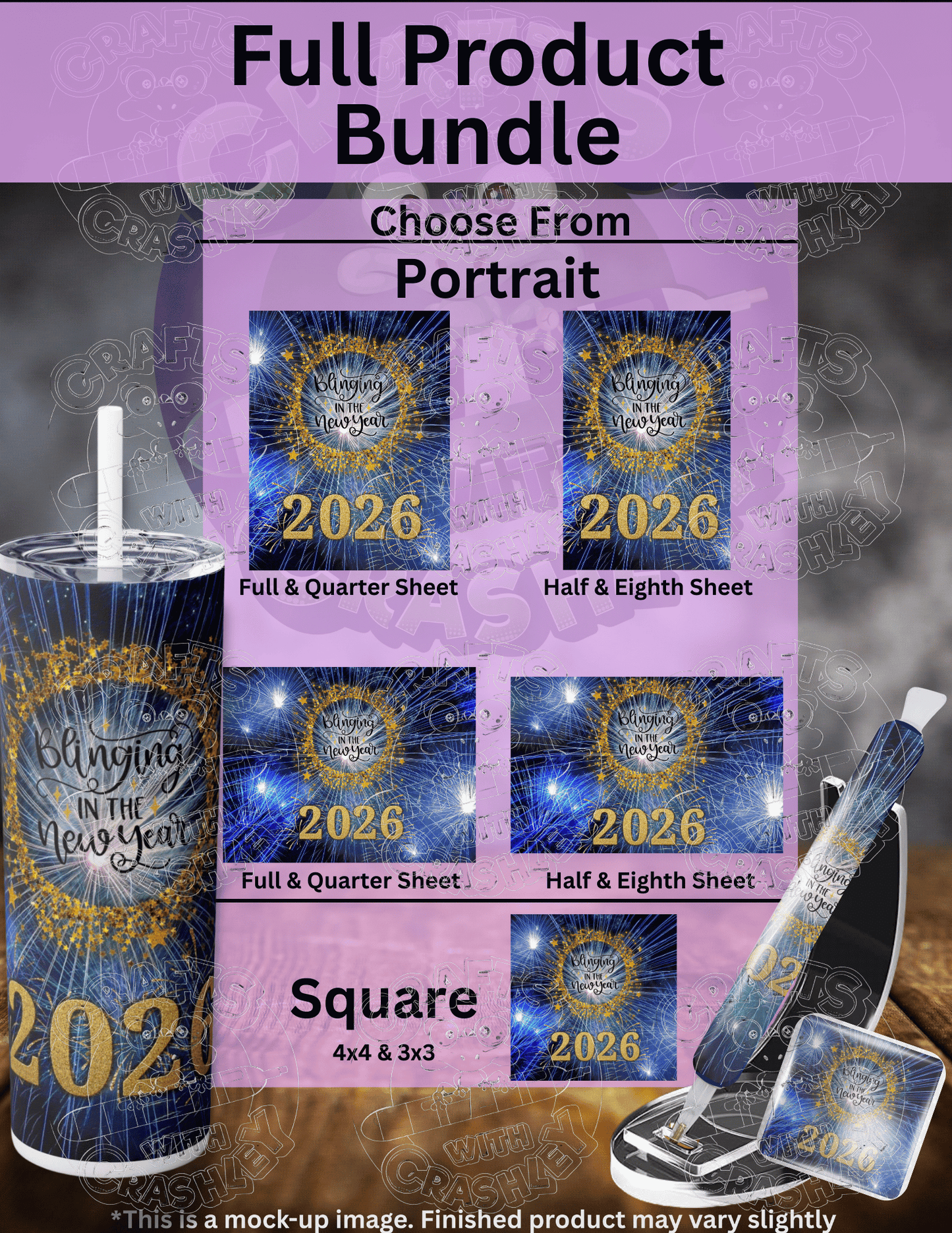 "Blinging in the New Year 2026" Premium Accessories for Diamond Painting