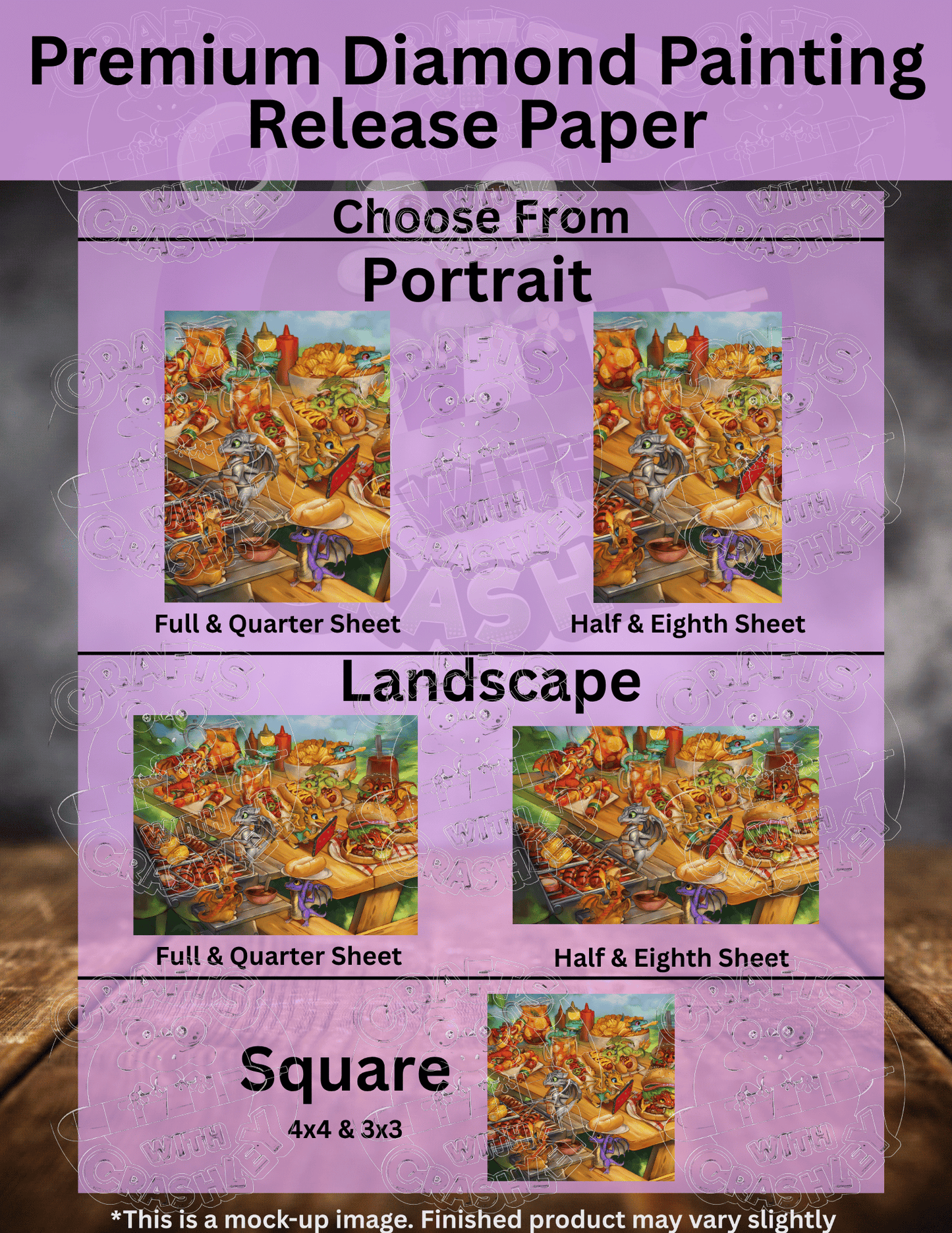 "The Grillers" by ©Christina "SixthLeafClover" Yen Premium Accessories for Diamond Painting