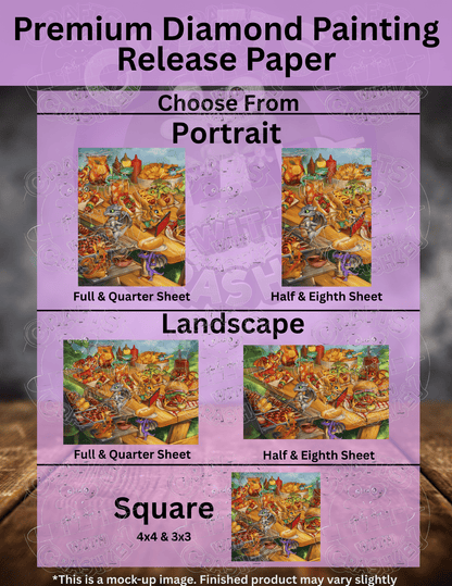 "The Grillers" by ©Christina "SixthLeafClover" Yen Premium Accessories for Diamond Painting