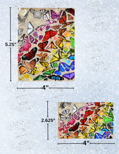 "Butterfly Pattern" By ©Anthony Christou Decorative Diamond Painting Release Papers
