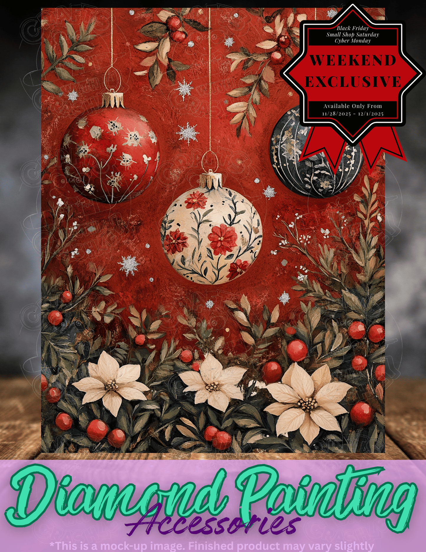 "It's a Classic Christmas" Premium Accessories for Diamond Painting