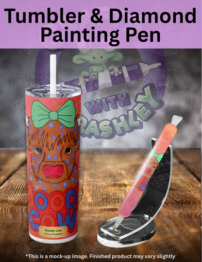 "Moody Cow" by ©Cheryl Carpenter Premium Accessories for Diamond Painting