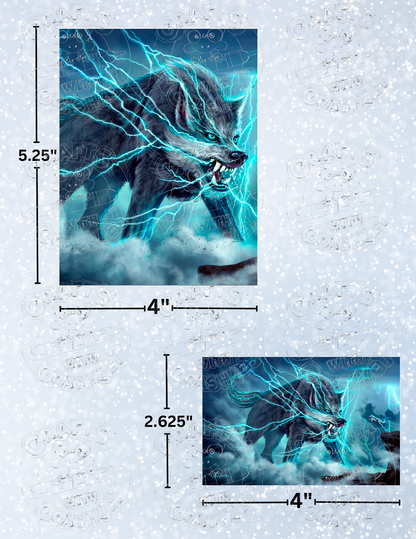 "Raiju Beast God" by ©Anthony Christou Premium Decorative Release Papers for Diamond Painting