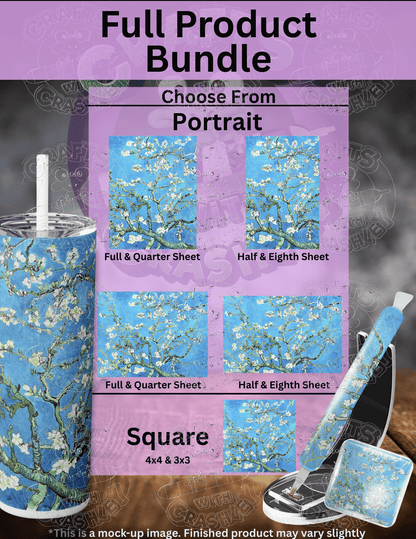 "Almond Blossoms" by Vincent Van Gogh Premium Accessories for Diamond Painting