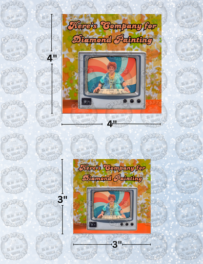 "Company for Diamond Painting" Decorative Diamond Painting Release Papers