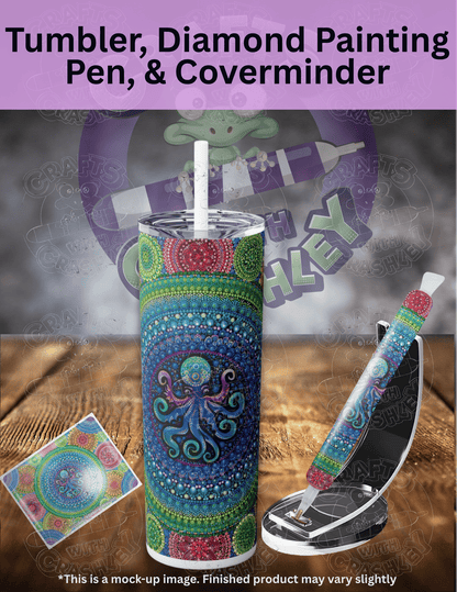 "Octopus" by ©Deborah Malcolm Premium Accessories for Diamond Painting