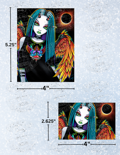 "Eclipse" by ©Myka Jelina Premium Decorative Release Papers for Diamond Painting