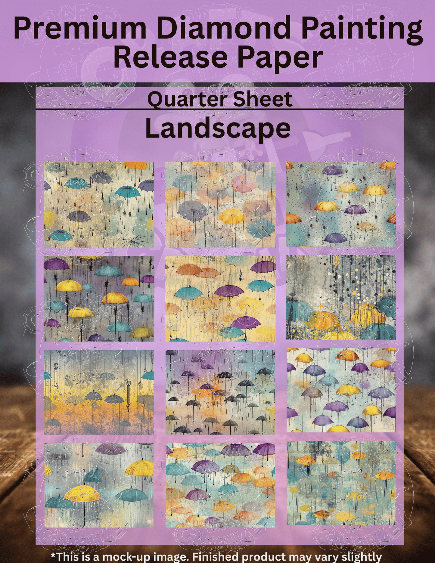 Rain and Radiance Combo Pack Premium Release Paper for Diamond Painting