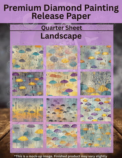 Rain and Radiance Combo Pack Premium Release Paper for Diamond Painting