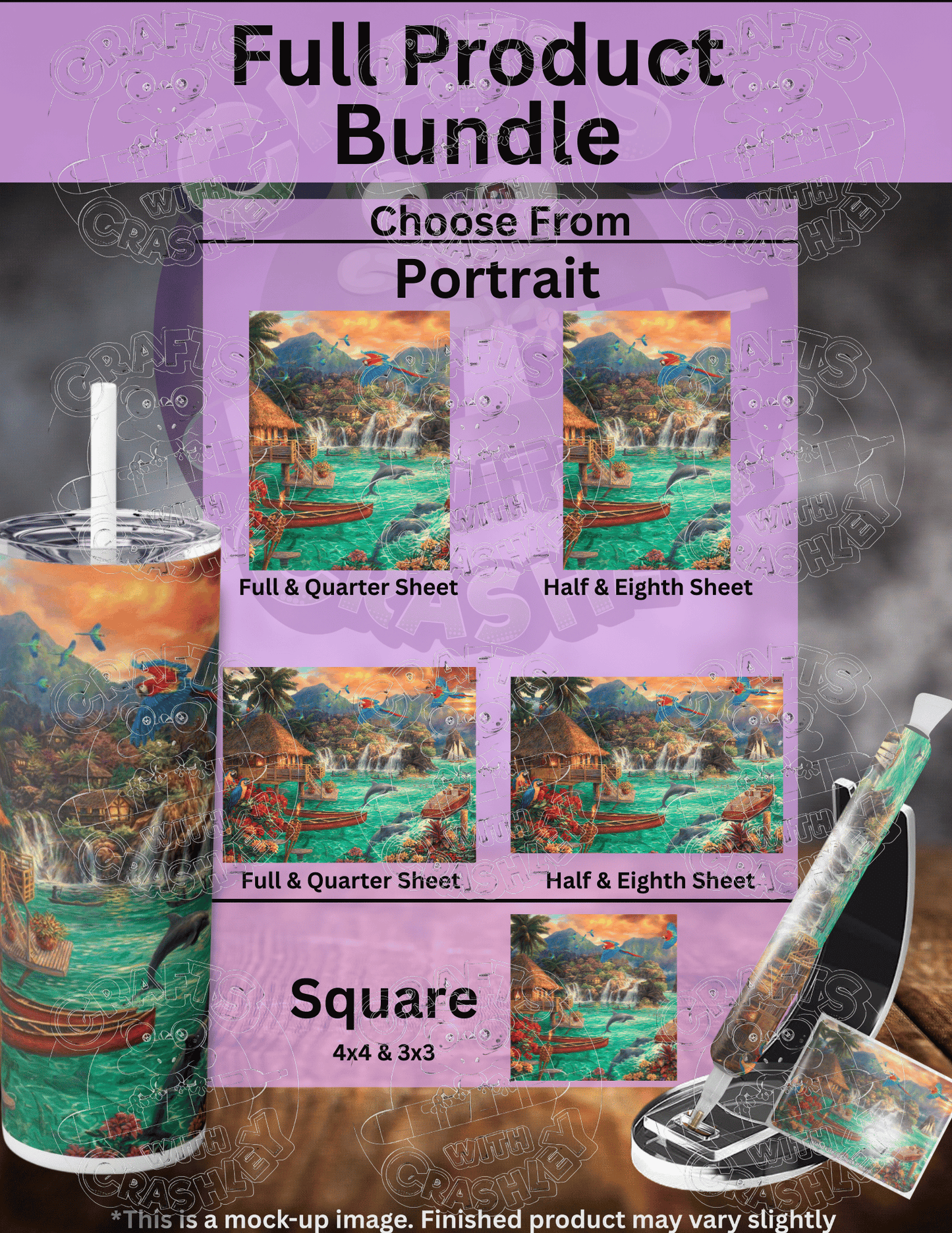 "Island Life" by ©Chuck Pinson Premium Accessories for Diamond Painting