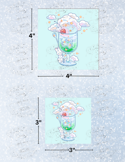 "Cream Soda" by ©Hiroko Hashimoto Decorative Diamond Painting Release Papers