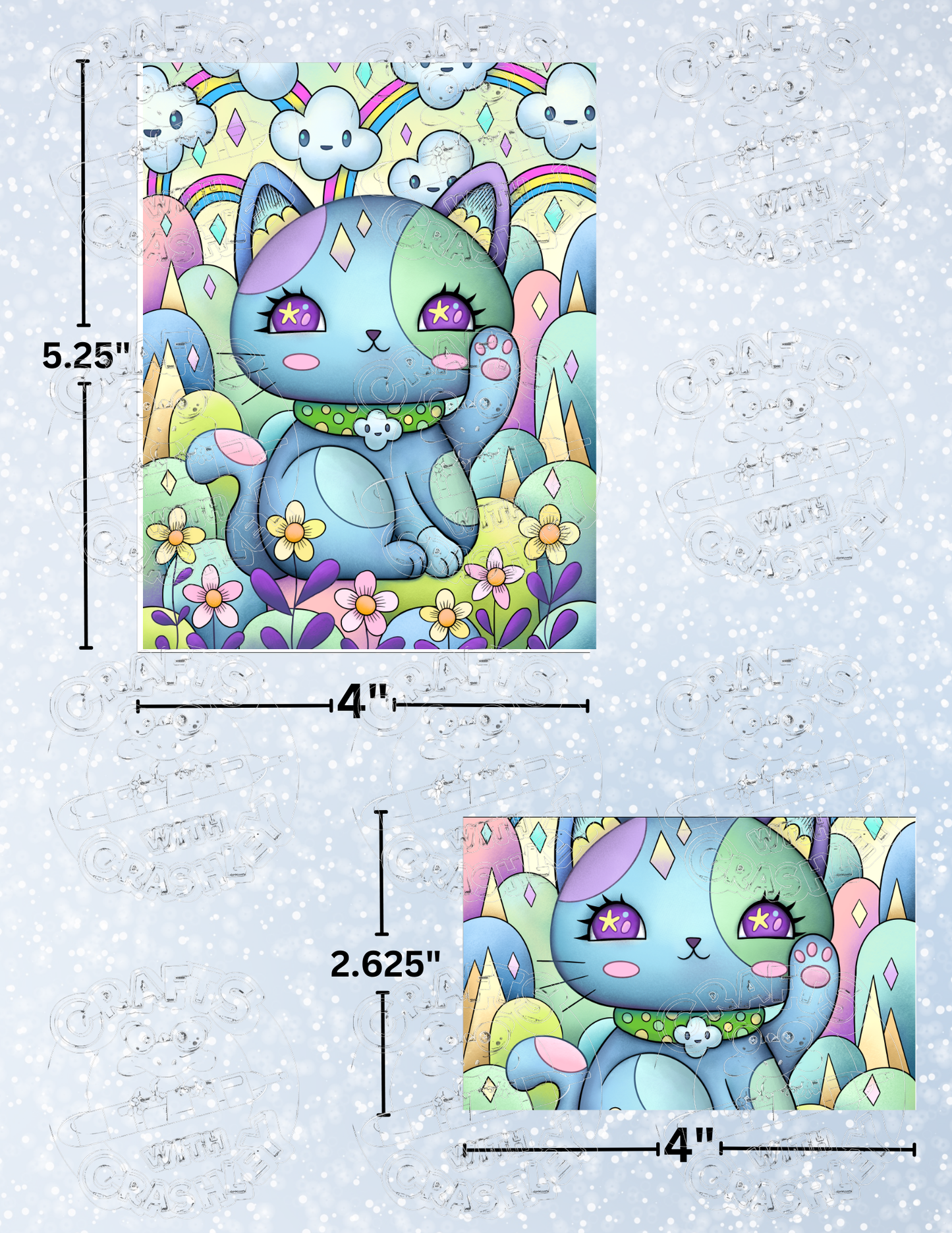 "Follow the Rainbow" by ©Jeremiah Ketner Premium Decorative Release Papers for Diamond Painting