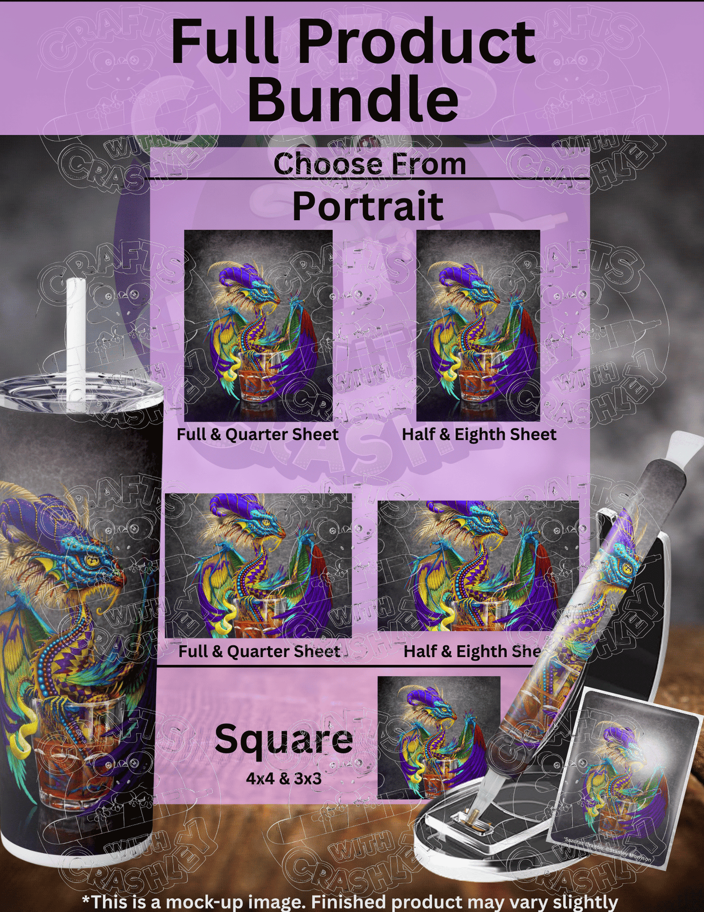 "Sazerac Dragon" by ©Stanley Morrison Premium Accessories for Diamond Painting