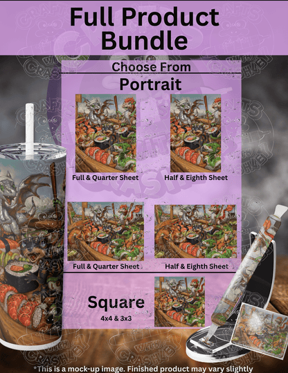 "The Sushi Rollers" by ©Christina "SixthLeafClover" Yen Premium Accessories for Diamond Painting