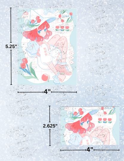 "Tulip Mix" by ©Hiroko Hashimoto Premium Decorative Release Papers for Diamond Painting