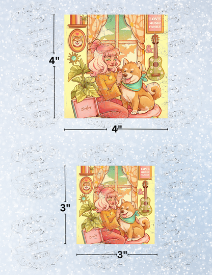 "Love, Music, & Family" by ©Mrs Butter D Decorative Diamond Painting Release Papers