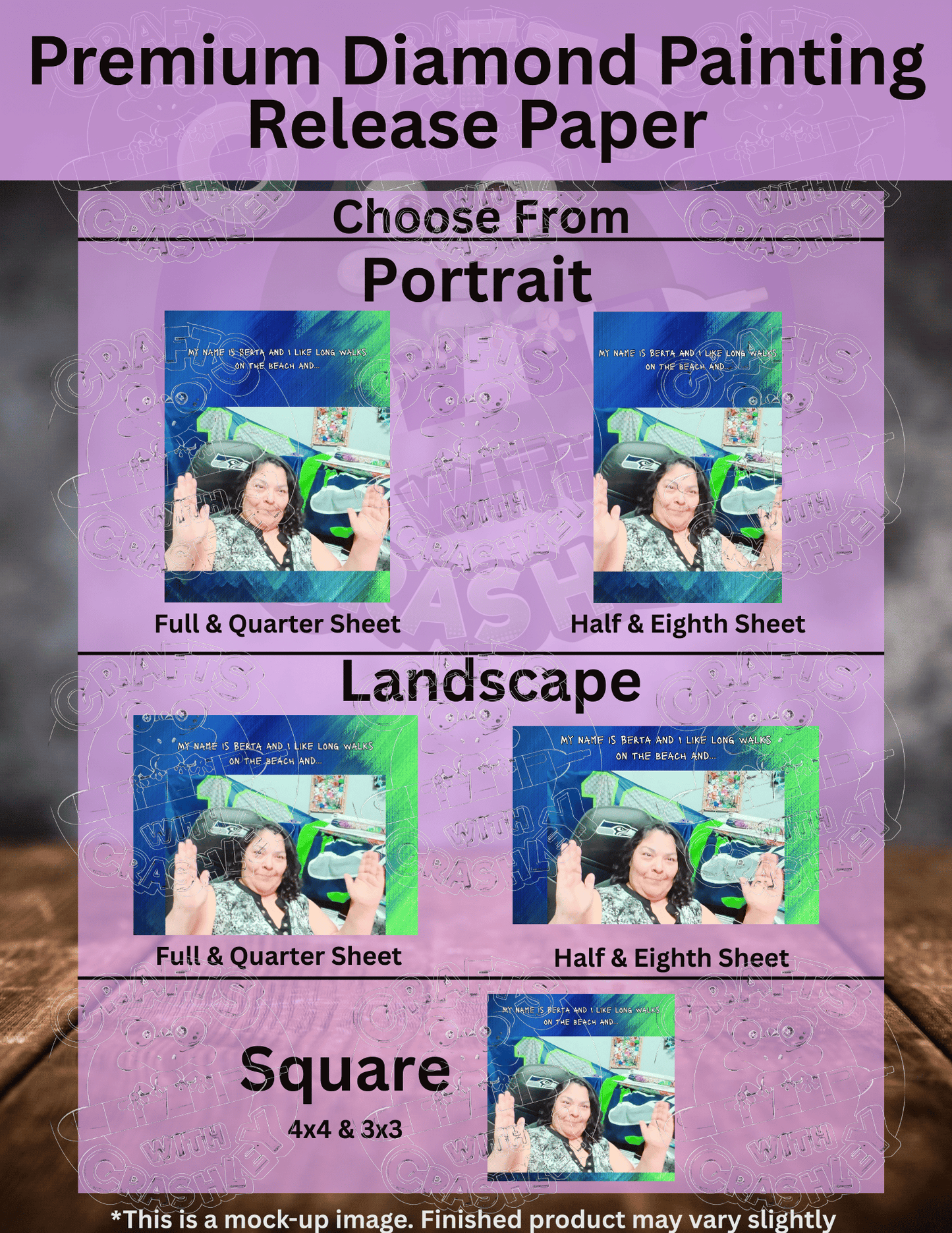 "Berta's Dating Profile" Premium Accessories for Diamond Painting