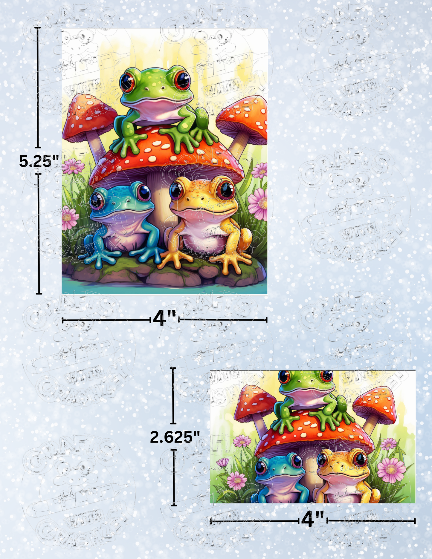"Frog Friends" by ©Auclair Studio Premium Decorative Release Papers for Diamond Painting