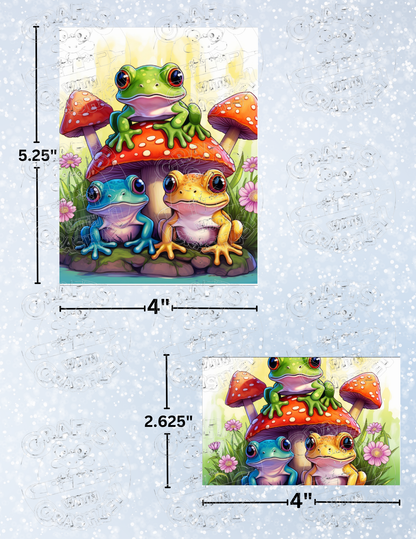 "Frog Friends" by ©Auclair Studio Premium Decorative Release Papers for Diamond Painting