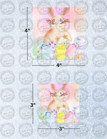 "Easter Bunny Surprise" By Crafting Journey Decorative Diamond Painting Release Papers